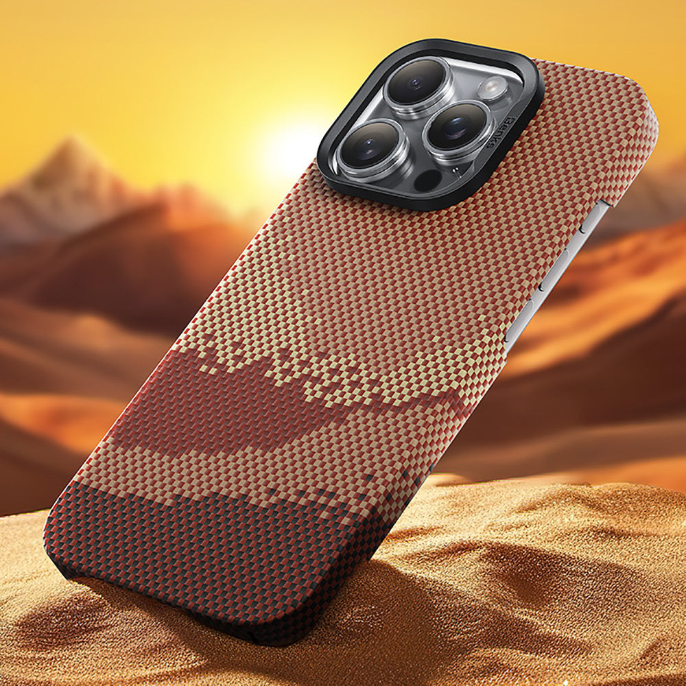 Benks GoldenTide ArmorAir 600D iPhone 16 Pro M-safe Kevlar Kılıf Benks GoldenTide ArmorAir 600D iPhone 16 Pro M-safe Kevlar Kılıf